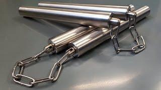 Making Nunchucks from Stainless Steel / Как сделать нунчаки