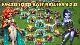 Lords mobile - How to get rallied easily - 69420 IQ | Baiting Rallies without logging in account