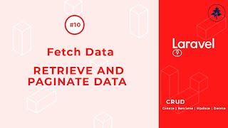 #10- Retrieve and Display Data with Pagination | Laravel 9 CRUD |  #laravel9 #laravel