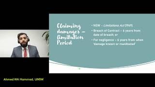 Contract Law Damages- Issues to be aware of - Wk5:S7