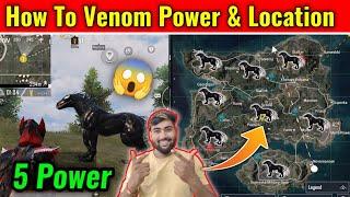 Venom Horse All Location | How to Use Venom Power in Pubg/BGMI | Venom Update Mode Gameplay