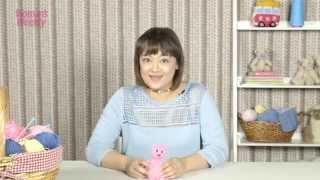 How to sew up knitted toys