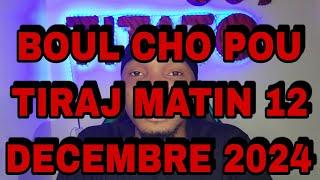 BOUL CHOPOU TIRAJ MATIN 12 DEC 2024 #titato509