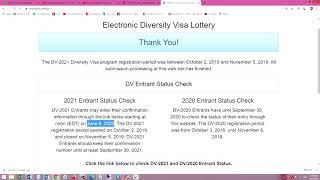 Грин кард лотерея - Результаты DV-2021 будут опубликованы 6 июня - это уже официально