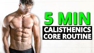 Do this 5 min Calisthenics Core Routine Everyday in 2023!