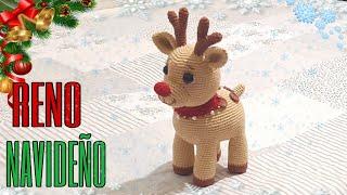 RODOLFO EL RENO NAVIDEÑO / Amigurumis  / TUTORIAL paso a paso  ( primera parte  )