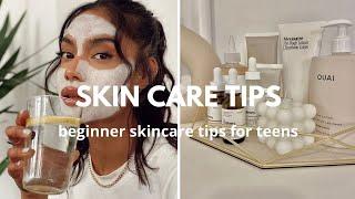 beginner skincare tips for teens 10-18 years old