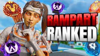 High Level Rampart Ranked Gameplay - Apex Legends (No Commentary)