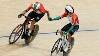 Portugal's Rui Oliviera & Iuri Leitao winning gold men's madison track cycling! Paris Olympics 2024