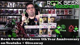 Rook Geek Goodness 4th Year Anniversary on Youtube + Giveaway