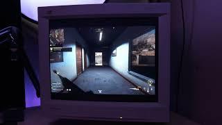 Warzone 2.0 on a ViewSonic P810 CRT Monitor