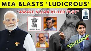 Canada Over K-Terrorist Nijjar Murder Accusations MEA Blasts ‘Ludicrous’ Claims | IDNews