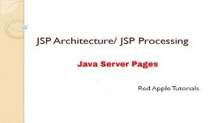 JSP Architecture | JSP Processing