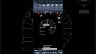 automatic numbering for staircase in AutoCAD #architecture #shorts