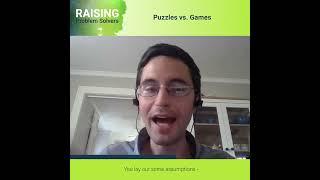 Puzzles vs. Games w/ Ben Orlin: Raising Problem Solvers Podcast