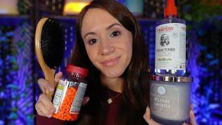 ASMR Taking Care Of You While You're Sick  (layered sounds, skincare, affirmations)