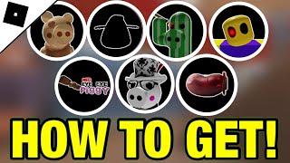 How to get ALL 7 BADGES in the PIGGY RP: INFECTION 10 MIL EVENT || ROBLOX