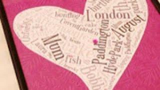 Create Beautiful Personalised Word Cloud Art - DIY Crafts - Guidecentral