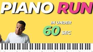 Learn This Easy Piano Run In Under 60 sec!