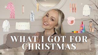 WHAT I GOT FOR CHRISTMAS 2024 UK | Makeup PJ Home haul | Cosy girly Christmas presents haul