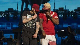 Eminem ft. 50 Cent - Patiently Waiting, I Get Money, In Da Club, Crack a Bottle  (Multicam New)