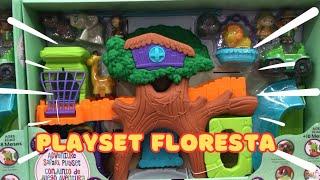 Floresta Safari play-set Muito lindo e divertido ! #floresta #playset #brinquedoanimais