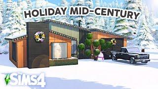 Colorful Holiday Mid-Century Modern // The Sims 4 Speed Build