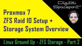 ZFS Raid 10 Storage in Proxmox 7 [Proxmox Tutorial - ZFS Storage Basics - Part 2]