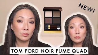 TOM FORD - NEW Noir Fume Eye Color Quad - Swatches and Demo