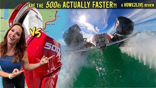 Battle Of The Outboards: Mercury Racing 500r Vs 450r On The Same Boat! MTI 440X Outboard Face-off!