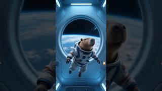 First capybara on an alien planet. What could go wrong? #capybara #cute #funny