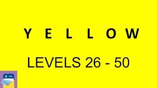 Yellow (game): Levels 26 - 50 Walkthrough & iOS Gameplay (by Bart Bonte)