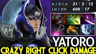 YATORO [Luna] Crazy Right Click Damage Super Hard Carry Dota 2