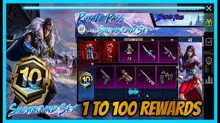 A10 ROYAL PASS IS HERE - 1 TO 100 REWARDS , GLACIER ITEMS COMING BACK FROM SEASON 4