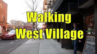 ⁴ᴷ Walking Tour of West Village, Manhattan, NYC