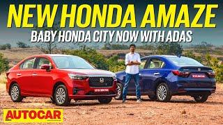 New Honda Amaze review - New-gen Amaze gets ADAS and Honda City vibes | First Drive | Autocar India