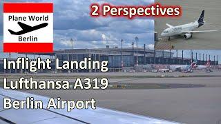 Lufthansa A319 Inflight Landing at Berlin Brandenburg Airport in July 2021