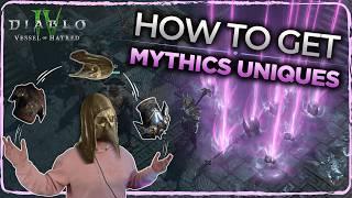 Diablo 4 |  Ultimate Mythic Unique Farming Guide for Season 6 ! 