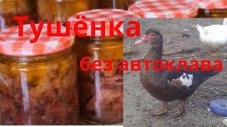 ДОМАШНЯЯ ТУШЁНКА ИЗ Мускусных утят  ТУШЁНКА В ДОМАШНИХ УСЛОВИЯХ Тушенка без автоклава Мускусные утки