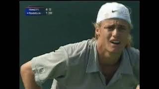 Andy Roddick vs Lleyton Hewitt - ATP Masters Miami 2001 QF