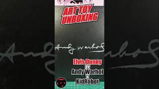 Unboxing Art Toys: Andy Warhol Dunny Silver Elvis by Kidrobot