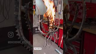 Finition patine flambée  RéCycleArt powa les amigos !!!