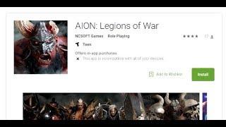 How to play Aion: Legions of War  on PC - Bluestacks Link and APK file