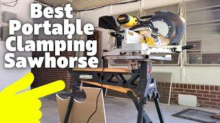 Best Portable Clamping Sawhorse ( Rockwell JawHorse Material Support Station ) Review by Mr. Tom