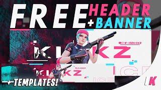 How To Make A FREE Fortnite Banner/Header In Pixlr! (Tutorial + Templates)