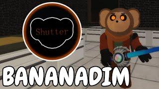 How To Get "SHUTTER" BADGE + BANANADIM SKIN In Piggy: But its 200 Players!