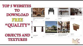 Top 5 Websites for FREE High Quality 3d Models and Textures