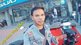 My First Vlog ️ Biker Mjk Vlog Video  in Navsari Gujarat City India  Saurabh Joshi Vlog