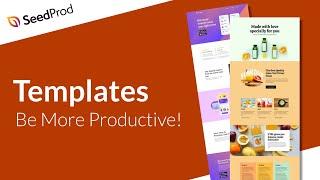 Work FASTER With These SeedProd Templates (Pages, Sections, and Blocks)