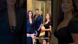 #natasastankovic With her Boyfriend & #sophiechoudry At Event ️ #ytshorts #trendingshorts #shorts